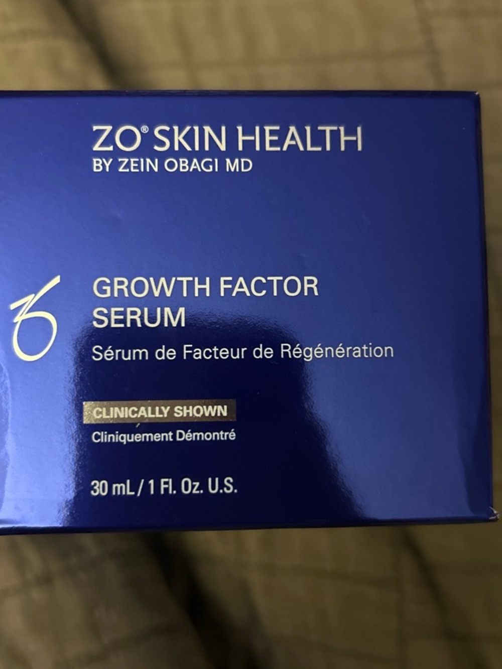 ZO Skin Health Growth Factor Serum — Blue